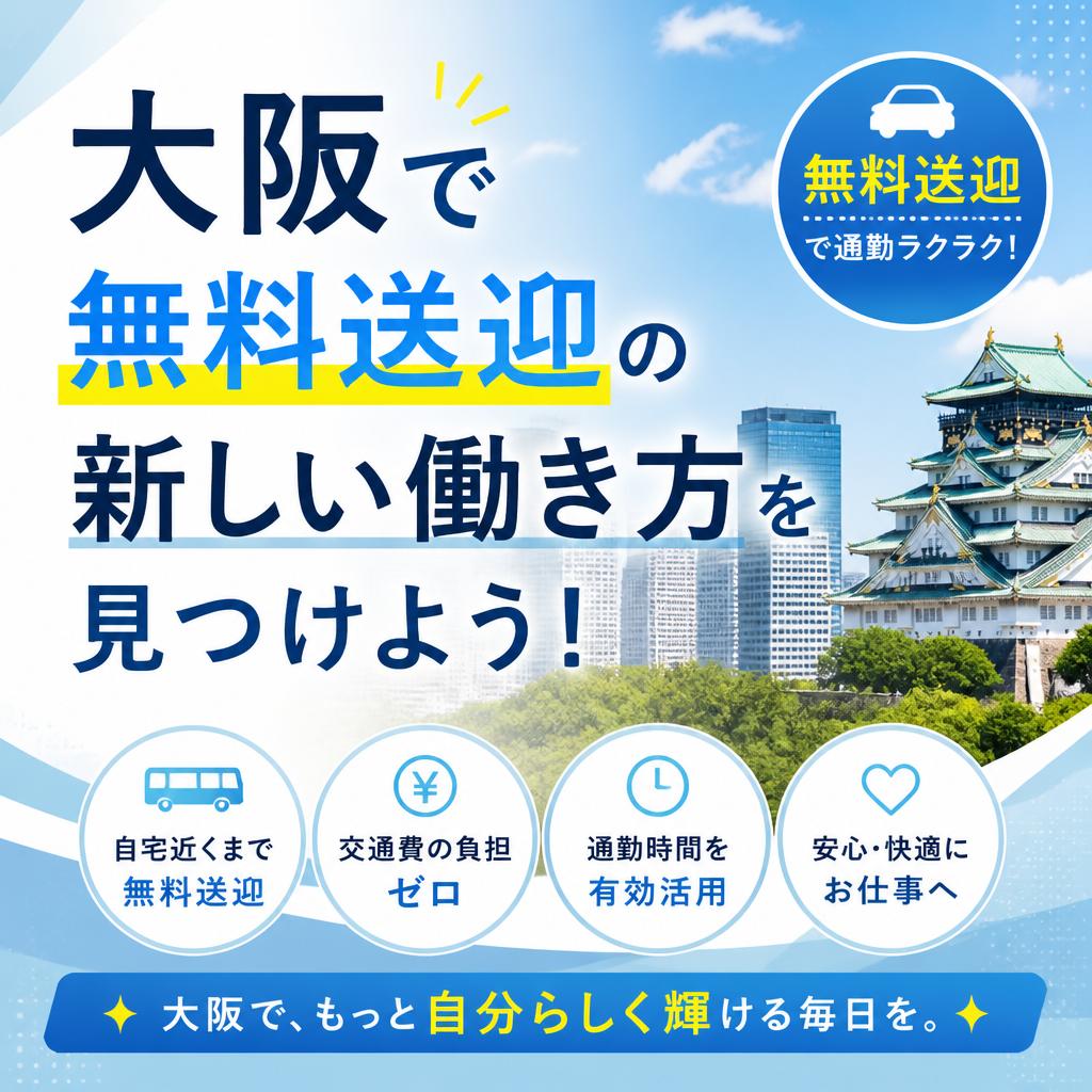 大阪で無料送迎の新しい働き方を見つけよう！