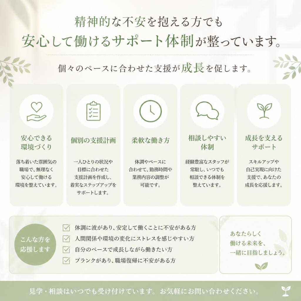 3. 精神的サポートの重要性