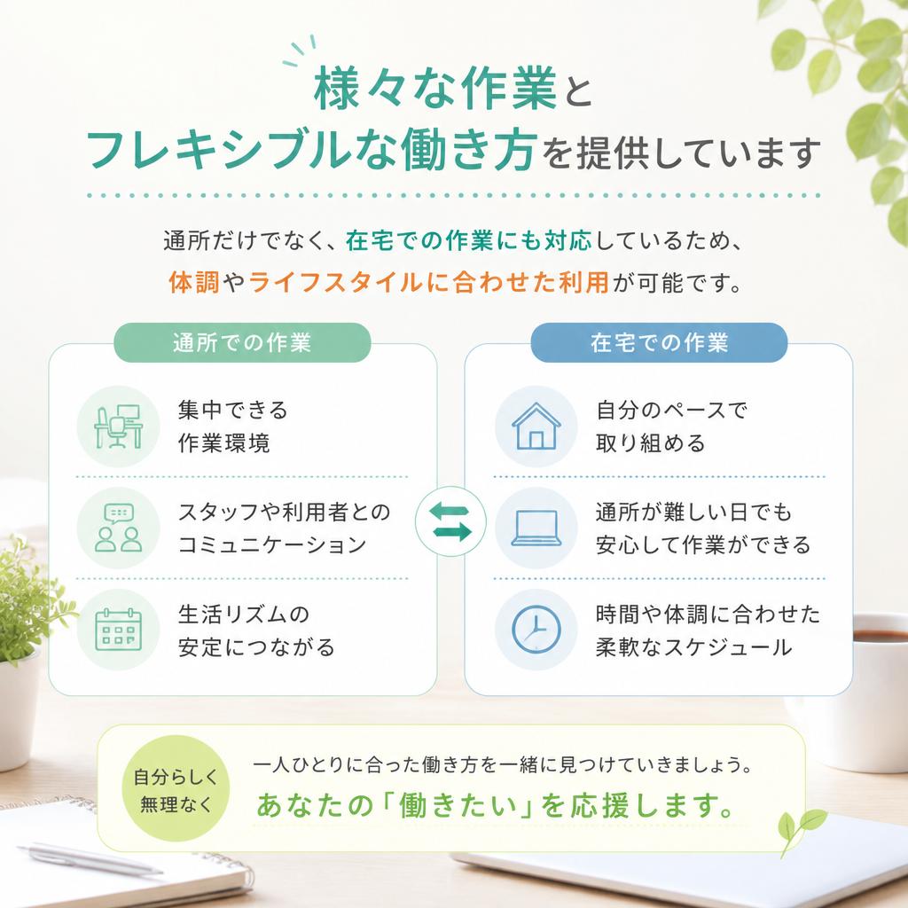 あなたに合った働き方を