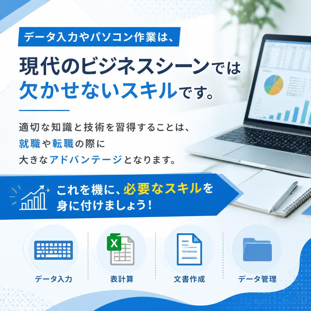 データ入力・パソコン作業の重要性