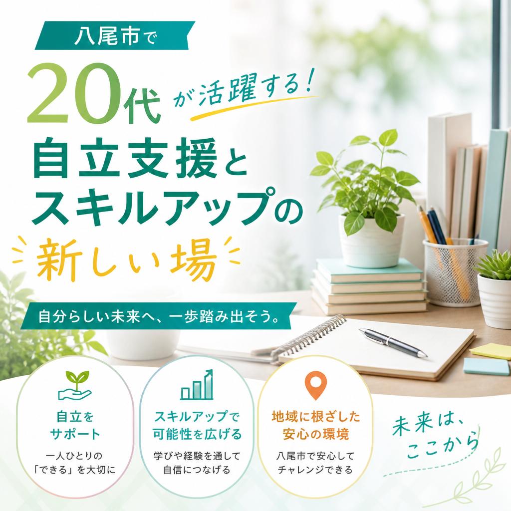 八尾市で20代が活躍する！自立支援とスキルアップの新しい場