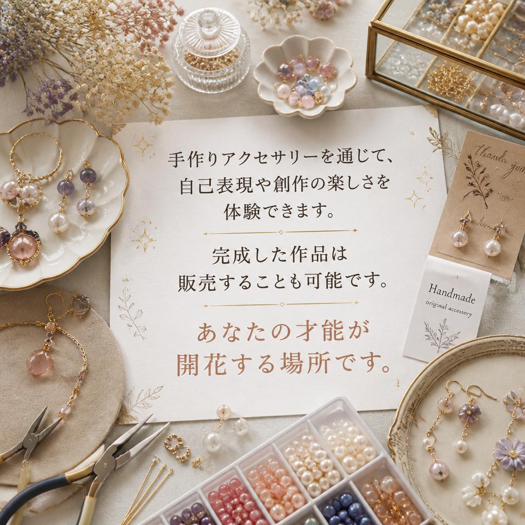 アクセサリー制作でクリエイティブな自分を発見！