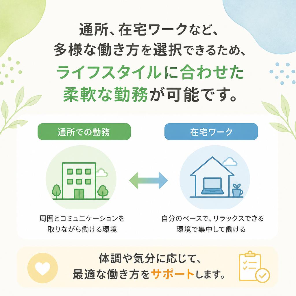 自由な働き方を実現