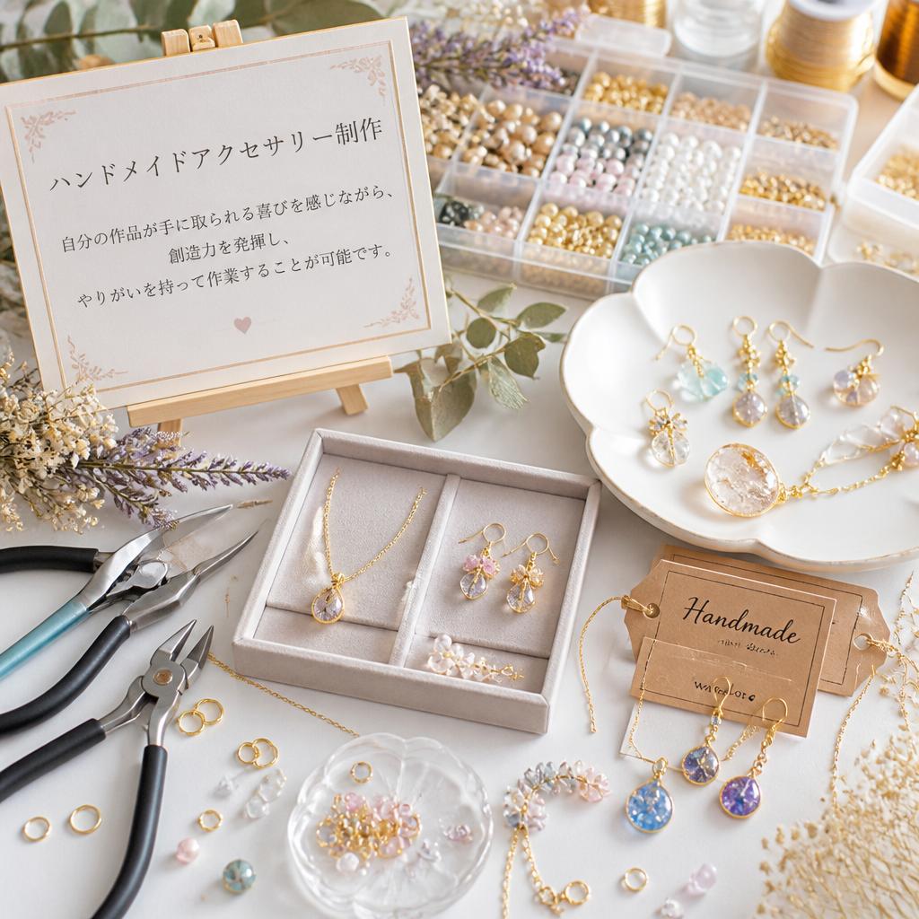 ハンドメイドアクセサリーで自己表現