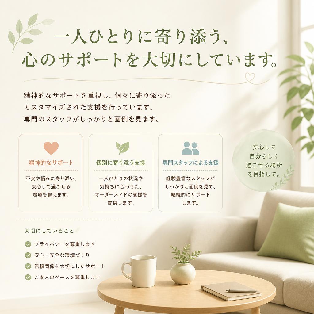 充実したサポート体制で安心