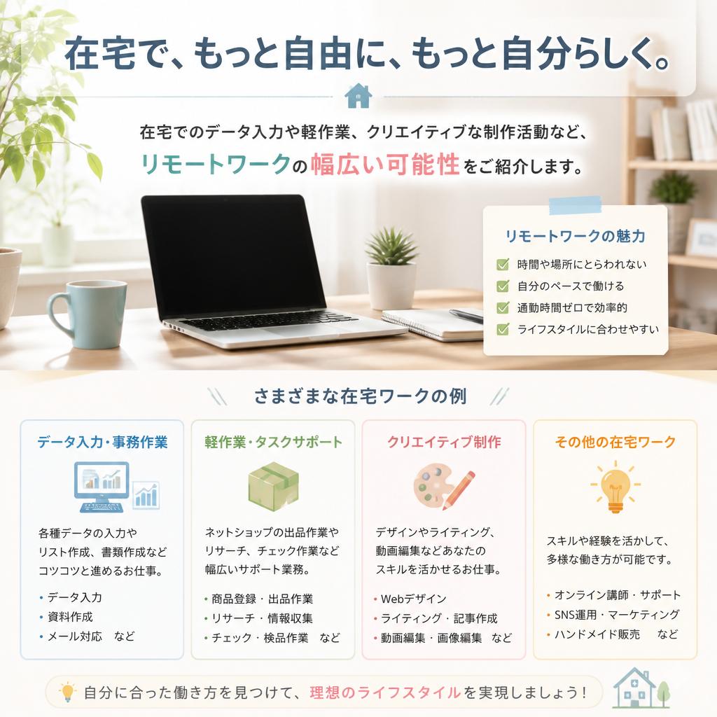 リモートワークの魅力を知る