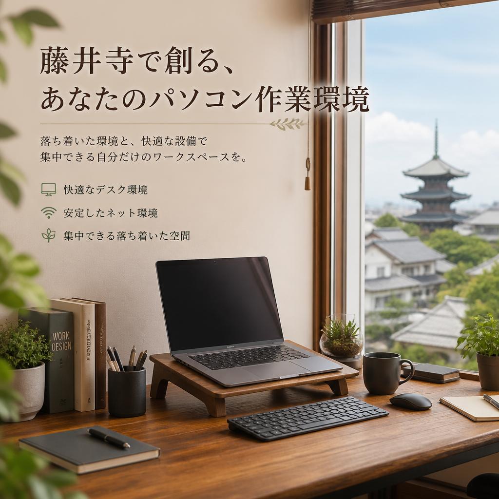 藤井寺で創る、あなたのパソコン作業環境