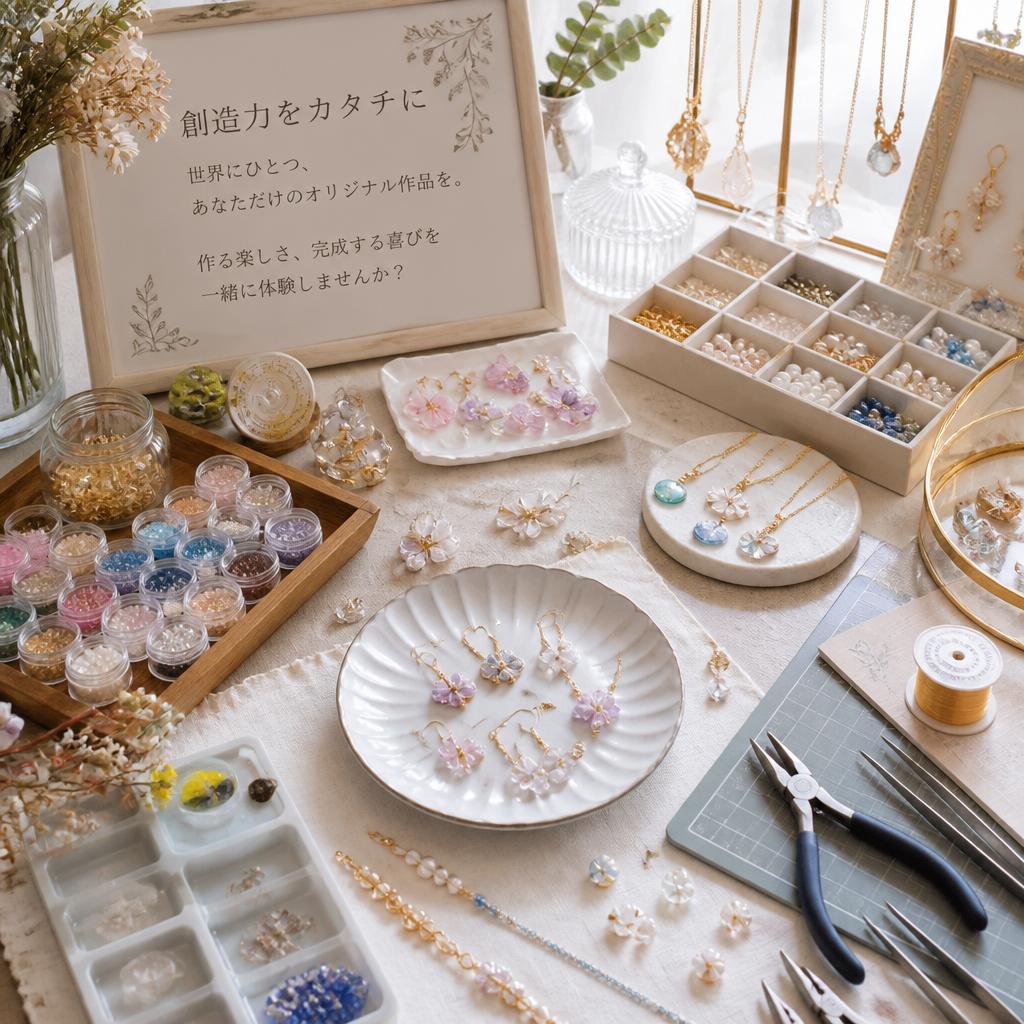 ハンドメイド体験で自分だけの作品作り