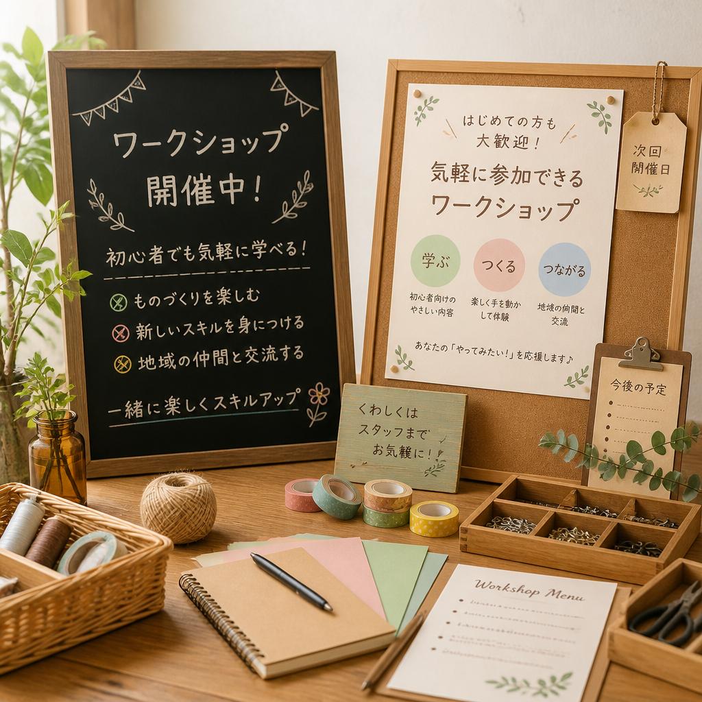 気軽に参加できるワークショップ