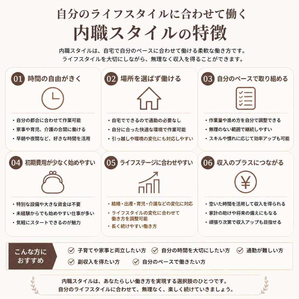 自由な時間で働く