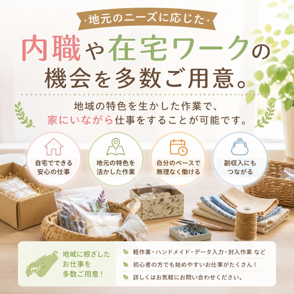 松原市の内職と在宅ワーク