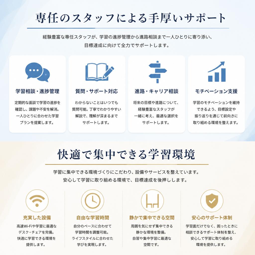 4. サポート体制で安心!