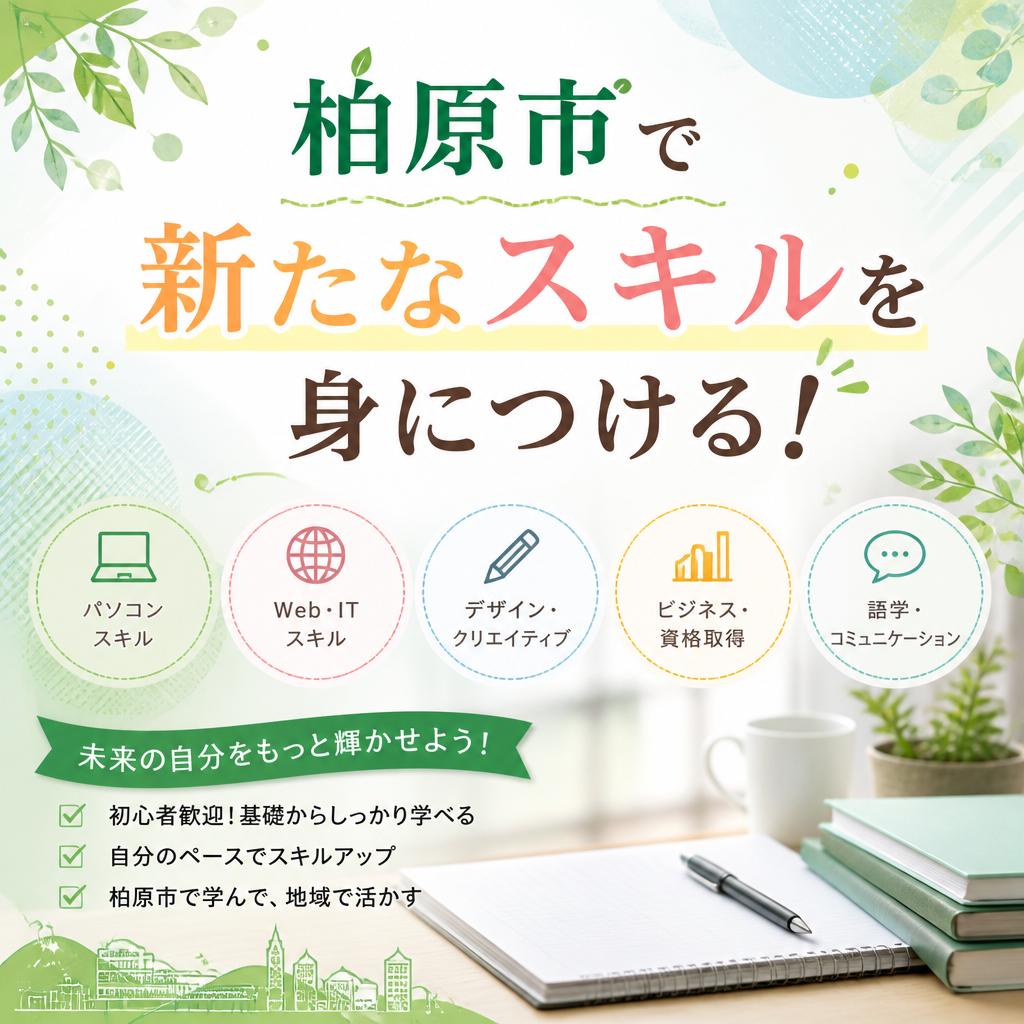 柏原市で新たなスキルを身につける！