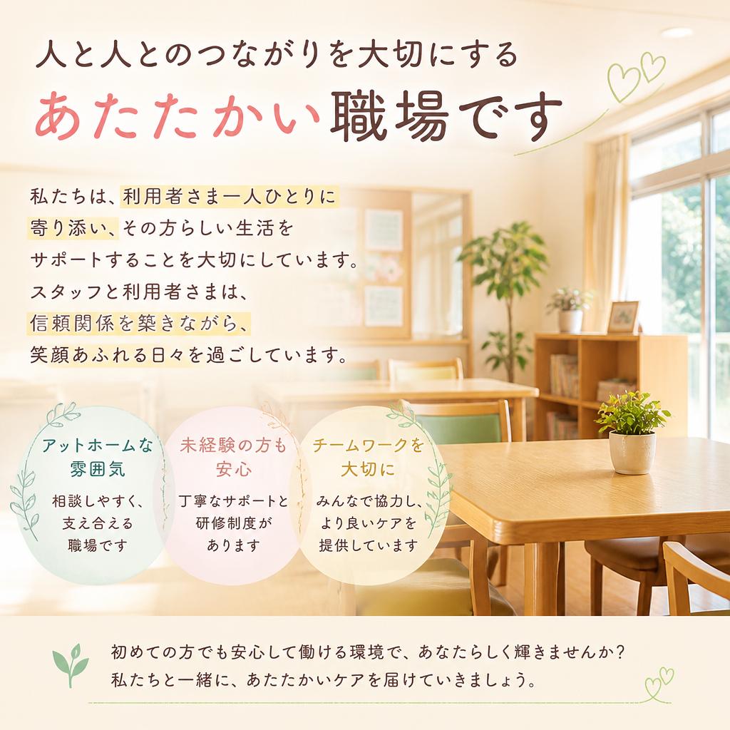 気軽な職場環境のご紹介