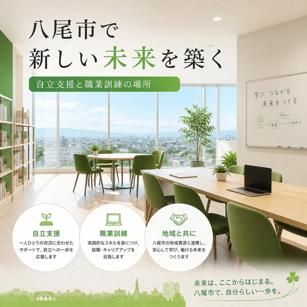 八尾市で新しい未来を築く、自立支援と職業訓練の場所