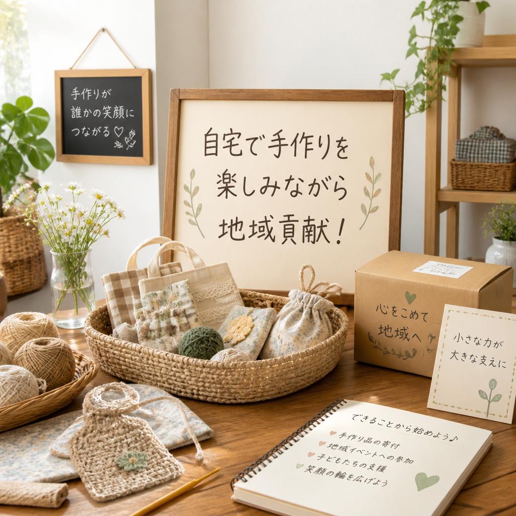 自宅で手作りを楽しみながら地域貢献！