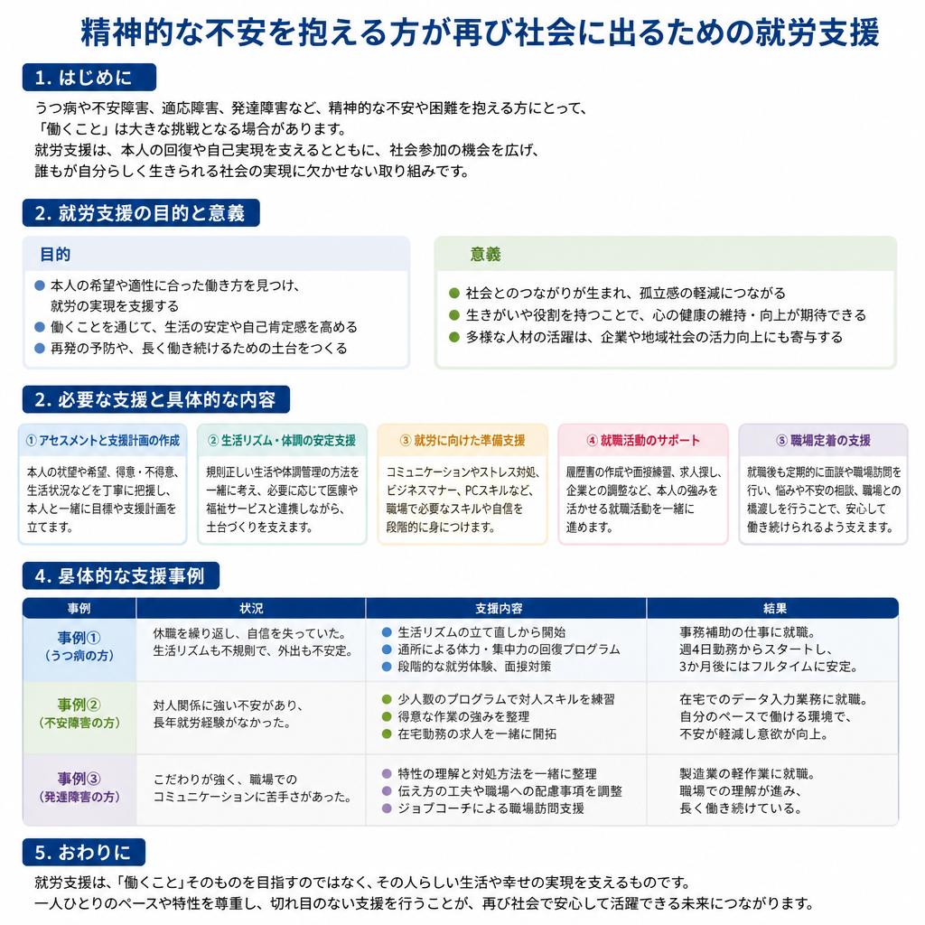 就労支援の必要性
