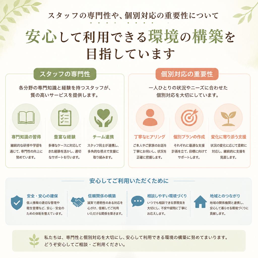 充実したサポート体制