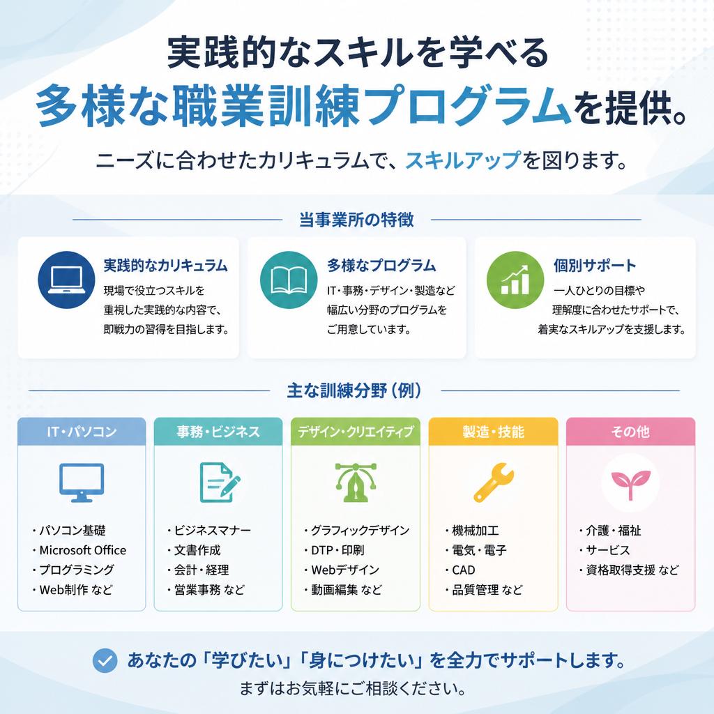 Snow Worksの職業訓練プログラム
