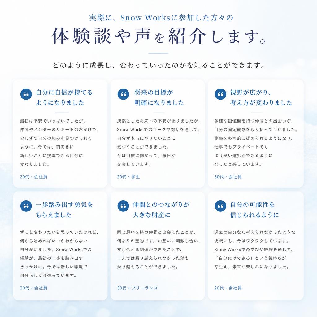 参加者の声