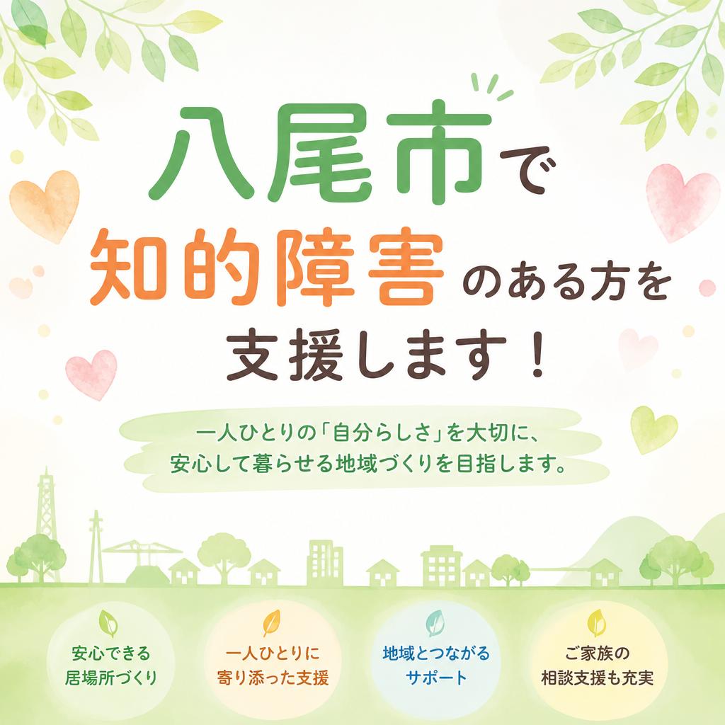 八尾市で知的障害のある方を支援します！