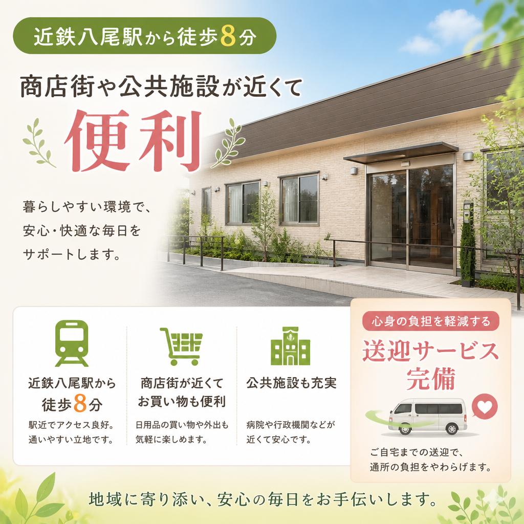 八尾市からアクセス良好