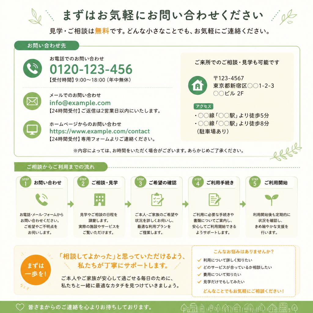お気軽にお問い合わせください